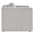 thumbnail image 3 of Armchair Accent Chair, Light Grey Gray, Fabric, Living Kitchen Cafe Bistro Hospitality Restaurant, Modern Contemporary HB34791, 3 of 9