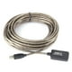 thumbnail image 3 of Extensor 10M USB 2.0 Tipo A Macho A Hembra Cable Extensor De Extensión Cable Negro, 3 of 7