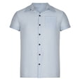 thumbnail image 4 of Floenr Mens T Shirts,Men's Button Trend Casual Shirts Cotton Linen Shirts Long Sleeve Shirts, 4 of 5