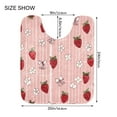 thumbnail image 2 of 2 Piece Soft Bathroom Rug Set Strawberry and Flower Bath Mat and U-Shaped Toilet Contour Rug (16"x24"+20"x24"), 2 of 4