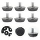 thumbnail image 3 of 100 Uds tornillo en niveladores de muebles patas ajustables para muebles pies niveladores para mesa y silla, 3 of 7