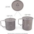 thumbnail image 4 of TOAKS Titanium Lid for TOAKS Cups and Pots, 4 of 5