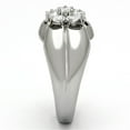 thumbnail image 4 of Luxe Jewelry Designs Men's Stainless Steel Ring with Round CZ Stones - Size 12 (Pack of 2), 4 of 4