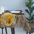 thumbnail image 4 of Yellow Gnomes Table Cloth Waterproof Tablecloths, Bee Daisy Honey Vintage Tablecloth Dining Table Cover for Kitchen Party Tabletop Outdoor, Rectangle Tablecloth 54x108 Inch, 4 of 9