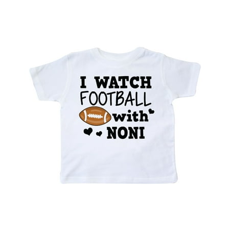 

Inktastic I Watch Football with My Noni Gift Toddler Boy Girl T-Shirt