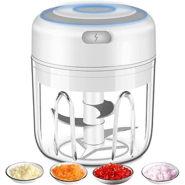 Electric Garlic Chopper Onion Mincer Vegetable Chopper Portable Meat Grinder USB