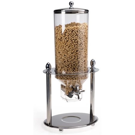 Single Dry Food Dispenser With Tray For Bowl 2 6 Gallons Portion
