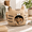 Face, variant on Luxuriomerino Cat Cave - Foldableaway Pod For Indoor Cats Felt Kitten Pet Enclosure Covered House Ultimate Cozyfort By (fish)