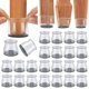 thumbnail image 1 of CHAO 24 protectores de silicona para patas de silla, para suelos de madera, cubiertas para pies de mesa, tapas protectoras para patas de taburete, 1 of 4