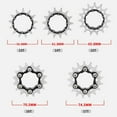 thumbnail image 2 of Vélo 13T Roue Libre à Vitesse Unique Équipement en Aluminium Bicyclette 1 Pignon de Vélo en Alliage Roues Libres Kit de Conversion d'Extrémité Noir, 2 of 9