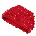 thumbnail image 1 of Women Swim Pool Beach Swimming Cap Attractive Hat Free size for Women Petals Bathing Cap Clearence, 1 of 6