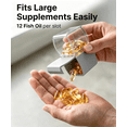 thumbnail image 5 of Extra Large Pill Organizer – Weekly Pill Box 7 Day AM PM for Big Vitamins & Supplements, Large Capacity Medication Dispenser with 7 Detachable Compartments, XL Pill Organizer 2 Times a Day, 5 of 8