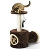 Condo Tunnel & Tower Cat Furniture - Chocolate w/Beige