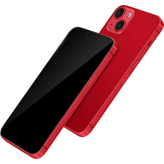 [Metallic] Dummy Phone Display Model Compatible with Phone 13 Pro Max 13 Mini Non-Working Upgraded Metal Frame (13mini red blackscreen), 13 mini Red Black Screen