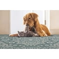 thumbnail image 3 of FH Home Flat Woven Outdoor Rug - Waterproof, Easy to Clean, Stain Resistant - Premium Polypropylene Yarn - Vintage Persian - Patio, Porch, Deck, Balcony - Shiraz - Ocean - 5ft 4in x 7ft 6in, 3 of 5