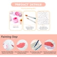 thumbnail image 6 of Mosaflare Paint by Numbers Kits for Adults,DIY Flower Art Craft Oil Painting Set,Home Wall Decor 16"×20", 6 of 6
