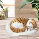 thumbnail image 4 of Realistic Sleeping Plush Breathing Cat With Mat, Cute Breathing Cat Simulation Sleeping Cat Plush Do, 4 of 4