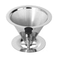thumbnail image 4 of Filtro de Café ANGGREK Doble Malla Acero Inoxidable 105 Mm, 4 of 8