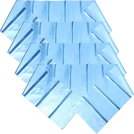 

4pcs Tablecloths Shiny Table Covers Rectangle Table Covers Party Table Decoration