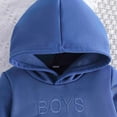 thumbnail image 5 of Vividxx Boys Outfits Sets Infants Hooded Sweatshirt And Pants Combo Casual Letter Print Long Sleeve Tops With Bottom For Baby School Fall Winter Outfits Sets Relaxed Fit Dailywear, 5 of 9
