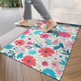 thumbnail image 4 of Pioneer Flower Floral Print Pattern Door Rugs,Washable Non Slip Door Mats Indoor,Decorative Door Mats,Entry Mat Indoor for Entrance,Bedroom,Kitchen,Bathroom,17"x30", 4 of 6
