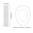 thumbnail image 3 of Disposable Toilet Seat Covers, Sanitary Toilet Seat Protectors, Hygienic Adhesive Covers, Non Woven Material + Travel Friendly, White Design, for Women & Families, Public Restrooms, Hygiene Protectio, 3 of 6
