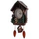thumbnail image 2 of House Shape 8 Inches Wall Clock Clock Vintage Bird Bell Timer Living Room Pendulum Clock Craft Art C, 2 of 5