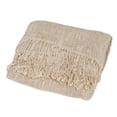 thumbnail image 4 of NOVICA Cotton throw, 'Alabaster Madura', 4 of 7