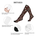 thumbnail image 5 of Sikiie Red Rose Skull 1 Pairs Compression Socks for Men and Women 15-20 mmHg Running Support Socks, 5 of 7