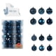 thumbnail image 1 of Teissuly 48Pcs Christmas 1.57inch Ball Ornaments Christmas Tree Decoration Holiday Multiple Styles Ornaments for Christmas Trees Party Ball Decoration Teissuly WER202312130246, 1 of 2