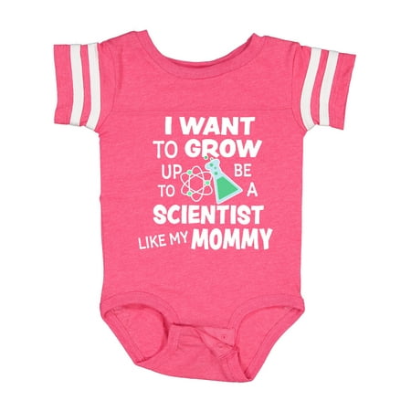 

Inktastic I Want to Grow Up to Be a Scientist Like My Mommy Gift Baby Boy or Baby Girl Bodysuit
