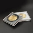 thumbnail image 3 of 20PCS Transparent Plastic Coin Holder Coin Holder Plastic Square Coin Collecting Box 20 25 30 35 40mm, 3 of 7