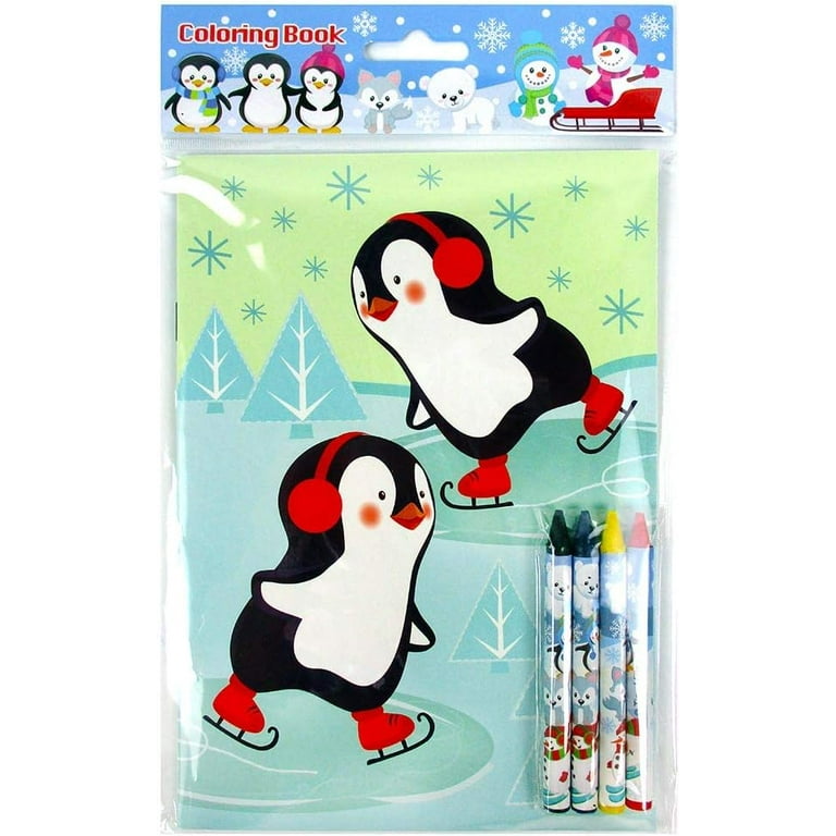  TINYMILLS 24 Pcs Penguins 2 in 1 Stackable Stacking Crayon with  Extra Stamper Topper, Kids Party Favors, Goodie Bag Stuffers, Classroom  Rewards, Prizes : Toys & Games