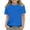 Blue, variant on Girls Short Sleeve Heart Pocket T Shirts Casual Tee Tops Blouse (2 12 Years) Summer Girl Tops Size Green 2-3 Years