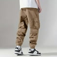 thumbnail image 5 of YUELONGHU Men's Casual Cargo Pants Mens Cargo Pants Black Men's Wild Cargo Pants Xxl, 5 of 5