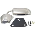 thumbnail image 6 of Nee haoww 2pcs Left & Right Side Chrome Manual Exterior Door Rear View Mirror Stainless Steel & Truck (2) Mirrors Without Auto-Dimming 996220 GM1320103, 6 of 10