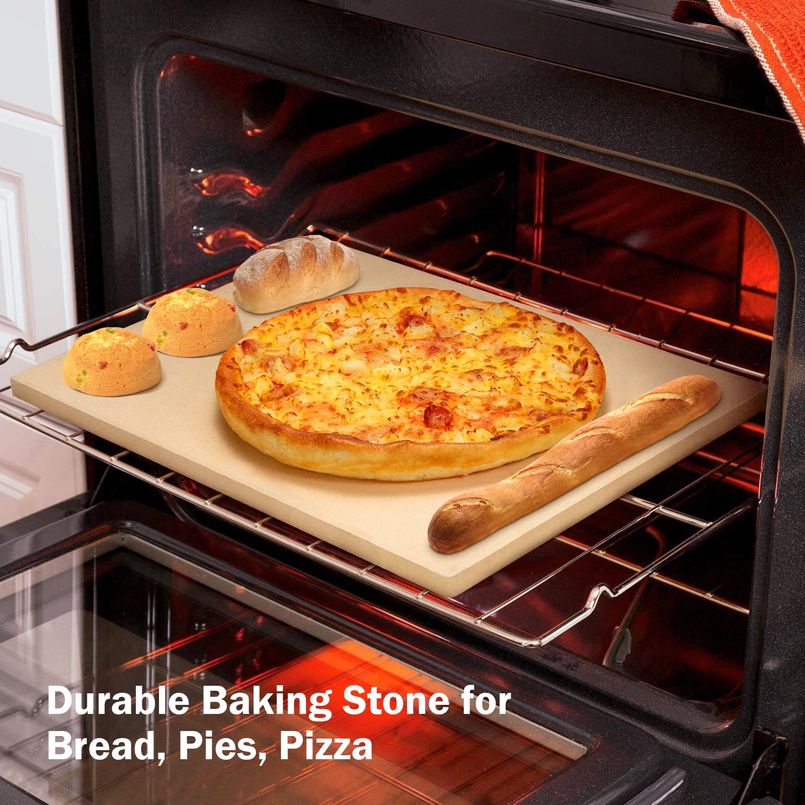 Blumtal Pizza Stone Set with Paddle on OnBuy