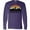 Purple, variant on Inktastic Indianapolis Indiana Skyline Retro Long Sleeve T-Shirt
