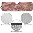 thumbnail image 6 of Uorisanigo Windshield Sunshade Sun Shade Heat Shield Pink Camo Hunting Sun Visor Mat Compatible with Rubicon Sahara TJ JK JKU 2 & 4 Door Front Window Sunshade Keep Cooler, 6 of 7