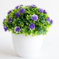 thumbnail image 1 of Maceta de flores artificiales, bonsái falso en maceta de metal para decoración de centros de mesa, hogar, boda, oficina, restaurante., 1 of 8