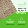 thumbnail image 2 of UltraShield Naturale 1 ft. x 1 ft. Quick Deck Outdoor Composite Deck Tile in Canadian Maple (10 sq. ft. per Box), 2 of 4