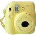 thumbnail image 2 of Fujifilm Instax Mini 8 Instant Camera (Yellow) Bundle Includes; Fujifilm Instant polaroid camera + Selfie Mirror + Six Color Filters for Fuji instax mini Cameras, 2 of 4