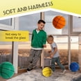thumbnail image 4 of YZhouD 2024 Upgrade Silent Basketball with Basketball Rim, Quiet Basketball Indoor Silent Foam Basketball Dribbling Indoor Training, Uncoated High-Density Easy to Grip Quiet Ball, 4 of 9