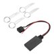 thumbnail image 1 of Adaptador de entrada de audio, módulo receptor AUX inalámbrico de 12 pines para radio de automóvil, teclas de extracción, muy recomendable, 1 of 9