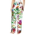 thumbnail image 3 of Daiia Paisley Women's Sleep Pant with Pockets and Drawstring,Pajama Pants-XX-Large, 3 of 9