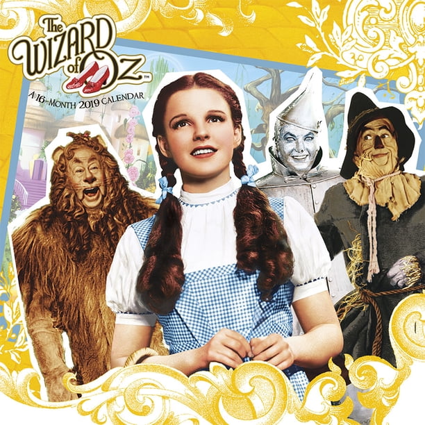 2019-the-wizard-of-oz-wall-calendar-walmart-com