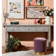 thumbnail image 2 of Handmade Bone Inlay Console Table – Multicolor Stripes for Modern Entryway or Hallway, 2 of 4