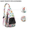 thumbnail image 2 of Dino Lover's Shoulder Bag&nbsp;- Jurassic Inspired Sling Backpack (Multi-Pocket), 2 of 4