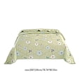 thumbnail image 2 of Lypsnake Summer Cool Quilt, Lightweight Floral Printed Summer Comforter, Soft Breathable Quilted Blanket with Daisy Pattern for Bedroom Couch Year-Round Comfort, 2 of 6