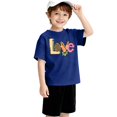 thumbnail image 3 of YunPes Girls T Shirts Loose Fit Short Sleeve Kids Summer Tops Soft Casual Crewneck Basic Tees Cute Birthday Outfits Easter Shirt, 3 of 7